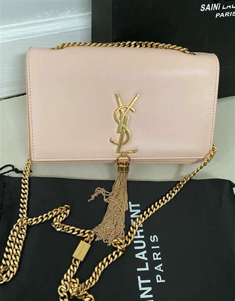 pink ysl shoulder bag|YSL pink crossbody bag.